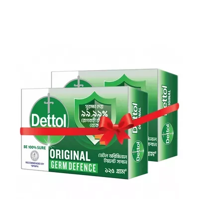 Dettol Soap Bathing Bar Original Germ Defence 125 gm (Combo Pack)