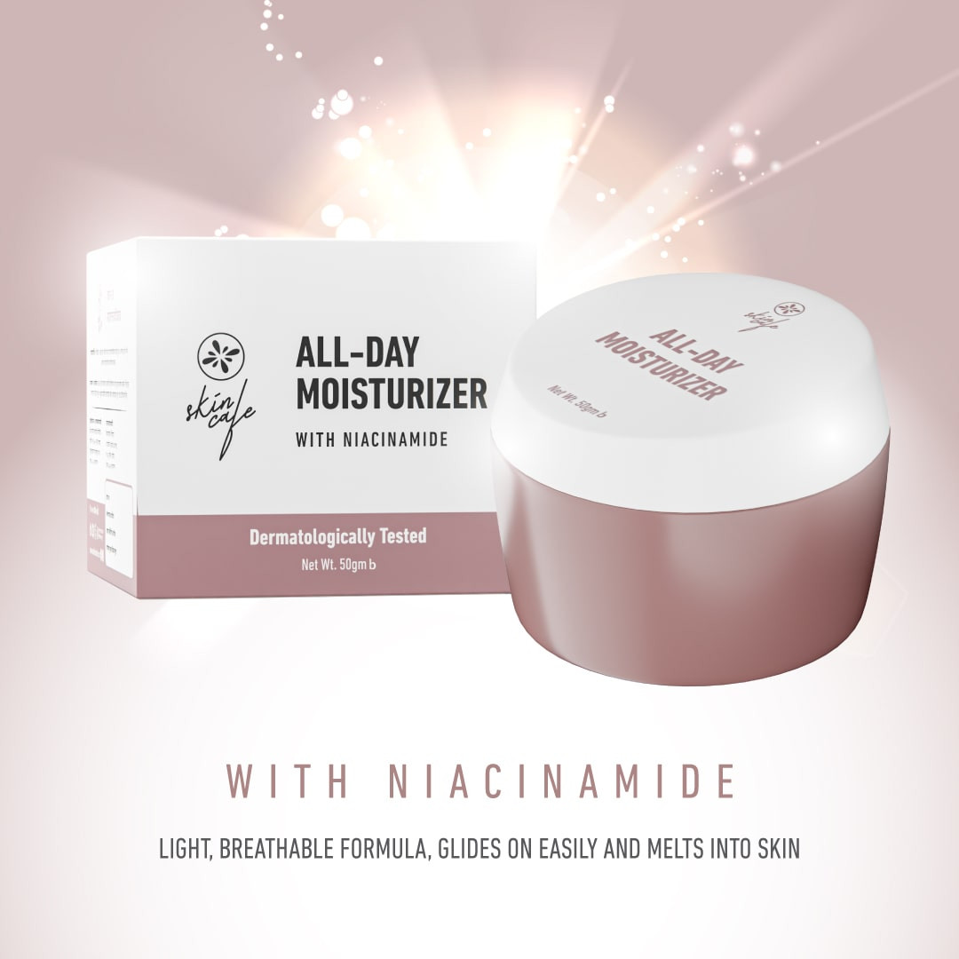 Skin Cafe All-Day Moisturizer With Niacinamide – 50gm