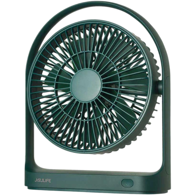 JISULIFE FA19 USB Portable Rechargeable Fan 4000mAH Battery with Type C Charging Port - Green
