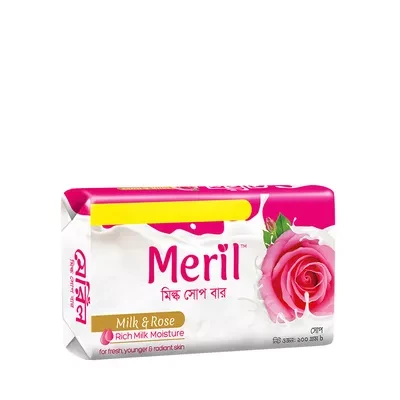 Meril Milk & Rose Soap Bar