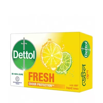 Dettol Soap Fresh Bathing Bar Soap With Odour Protection