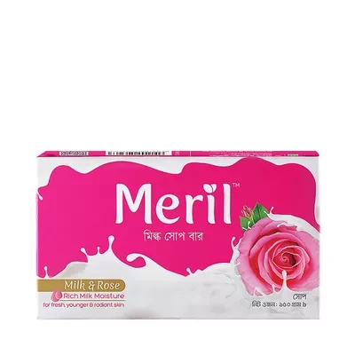 Meril Milk & Rose Soap Bar