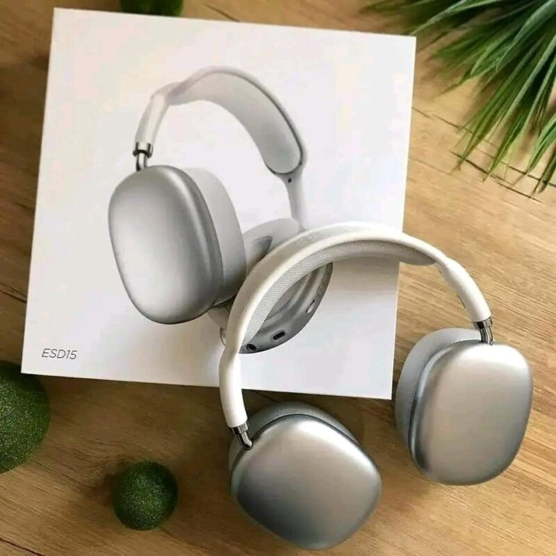 Hoco ESD15 Wireless Bluetooth Headphones – Silver Color